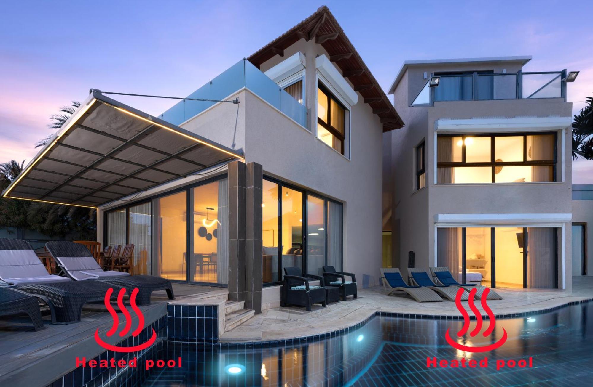 Villa Daniela Heated Pool וילה דניאלה בריכה מחוממת Eilat Exterior foto